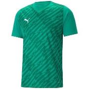 Lyhythihainen t-paita Puma  T-shirt  Teamultimate ajusté vert  EU S