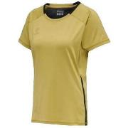 Lyhythihainen t-paita hummel  T-shirt  Cima XK Jaune  EU XL