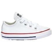 Lastenkengät Converse  Baskets  Chuck Taylor All Star cuir blanc  23