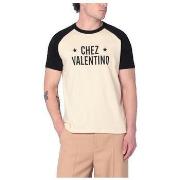Lyhythihainen t-paita Valentino  T-shirt  Beurre  EU M