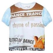 Lyhythihainen t-paita Desigual  T-shirt  bleu à manches courtes  EU L