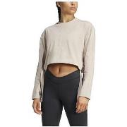 Svetari adidas  Sweatshirt  Yoga Cover Up beige  EU S