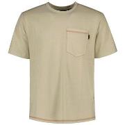 Lyhythihainen t-paita Superdry  T-shirt  Contrast Stitch Pocket  EU S