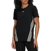 Lyhythihainen t-paita adidas  T-shirt  Trainicons 3-Stripes  EU S