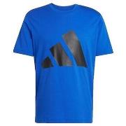 Lyhythihainen t-paita adidas  T-shirt  Essentials Big Logo bleu royal ...