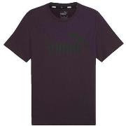 Lyhythihainen t-paita Puma  T-shirt  Essential Logo Violet  EU S