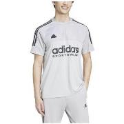 Lyhythihainen t-paita adidas  T-shirt  Tiro gris  EU S