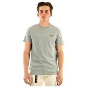 Lyhythihainen t-paita Superdry  T-shirt  Vintage Logo gris  EU S