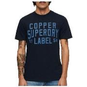Lyhythihainen t-paita Superdry  T-shirt  Copper Label Workwear  EU S