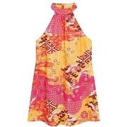 Lyhyt mekko Superdry  Robe  Imprimée Sans Manches  EU S