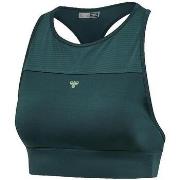 Urheiluliivit hummel  Brassière de sport  hmlnorma sports verte  EU S