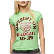 Lyhythihainen t-paita Superdry  T-shirt  Varsity Burnout manches court...