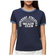 Lyhythihainen t-paita Superdry  T-shirt  Athletic Essentials Beach Gra...