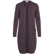 Paksu takki Vila  Noos Ril Long Cardigan - Plum Perfect  EU M