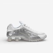 Kengät Nike  Shox R4 White Bright Crimson Metallic Silver  46