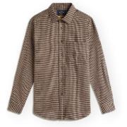 Pitkähihainen paitapusero Portuguese Flannel  Abstract Pied Poule Shir...