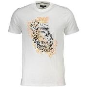 Lyhythihainen t-paita Roberto Cavalli  qxt61vjd060fb03ce5bianco00052xl...