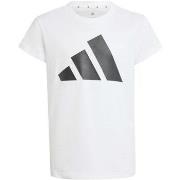 Lyhythihainen t-paita adidas  Jg Bl Tee 160  7 / 8 vuotta