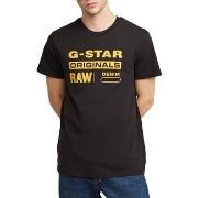 Lyhythihainen t-paita G-Star Raw  Camisetas Hombre Modèle Graphic 8 R ...