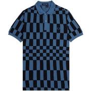 T-paidat & Poolot Fred Perry  Fp Chequerboard Print Fp Shirt  EU XXL