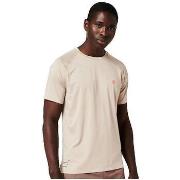 Lyhythihainen t-paita Superdry  T-shirt  Train Premium beige  EU S