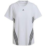 Lyhythihainen t-paita adidas  T-shirt  Trainicons 3 bandes  EU M