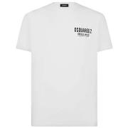Lyhythihainen t-paita Dsquared  T-SHIRT S71GD1116 WHITE  EU XXL