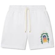 Shortsit & Bermuda-shortsit Casablanca  AVENIDA PRINTED SWEATSHORT WHI...