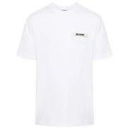 Lyhythihainen t-paita Jacquemus  LE T-SHIRT LE GROS GRAIN WHITE  EU XX...