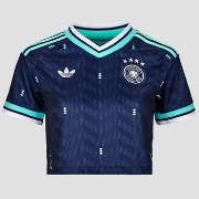 Lyhythihainen t-paita adidas  Away Crop Germany Football Jersey  EU S