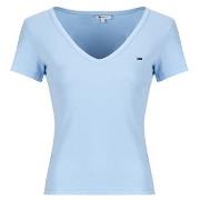 Lyhythihainen t-paita Tommy Jeans  TJW SLIM ESSENTIAL RIB V SS  EU S