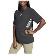 Lyhythihainen t-paita adidas  T-shirt maternité  confortable et foncti...