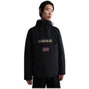 Parkatakki Napapijri  Veste  Rainforest Winter 3 noire à capuche ajust...