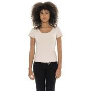 Lyhythihainen t-paita Leone 1947  Woman Rib T-Shirt Chic  EU S