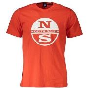 Lyhythihainen t-paita North Sails  90250400089da15drosso0177  EU XXL