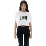 Lyhythihainen t-paita Leone 1947  Woman T-Shirt Crop New Basic  EU L
