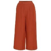 Housut Vila  Prisilla Trousers - Burnt Brick  FR 36