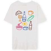 Lyhythihainen t-paita Imago  T-Shirt Foodies - White  EU S