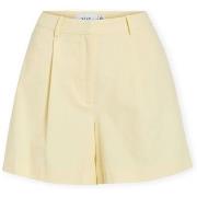 Shortsit & Bermuda-shortsit Vila  Alara Shorts - Pastel Yellow  FR 34