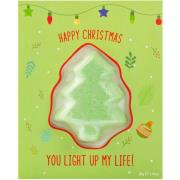 BubbleT Christmas Tree Fizzer Card You Light Up My Life - 50 g