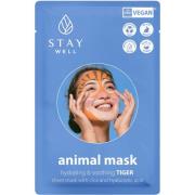 Stay Well Well Animal Mask Tiger - 1 pcs