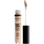 NYX Professional Makeup Can't Stop Won't Stop Concealer Vanilla - 3 ml