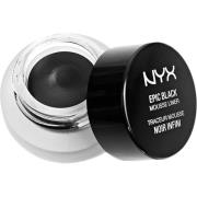 Epic Black Mousse Eyeliner, 3 g NYX Professional Makeup Silmänrajausky...
