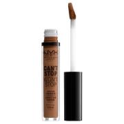 NYX Professional Makeup Can't Stop Won't Stop Concealer Cappuccino - 3...