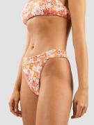 Rhythm Rosa Floral Hi Banded Bikinialaosa kuviotu