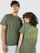 Autumn Headwear Home T-paita vihreä