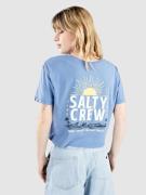 Salty Crew Cruisin Crop T-Paita sininen