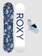 Roxy Poppy + Poppy XS 2025 Kids Lumilautapaketti kuviotu