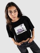 Vans Swan Ss Relax Crop T-Paita musta