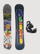 Alibi Snowboards Brain Rain 145 + Burton Citizen S 2023 Lumilautapaket...